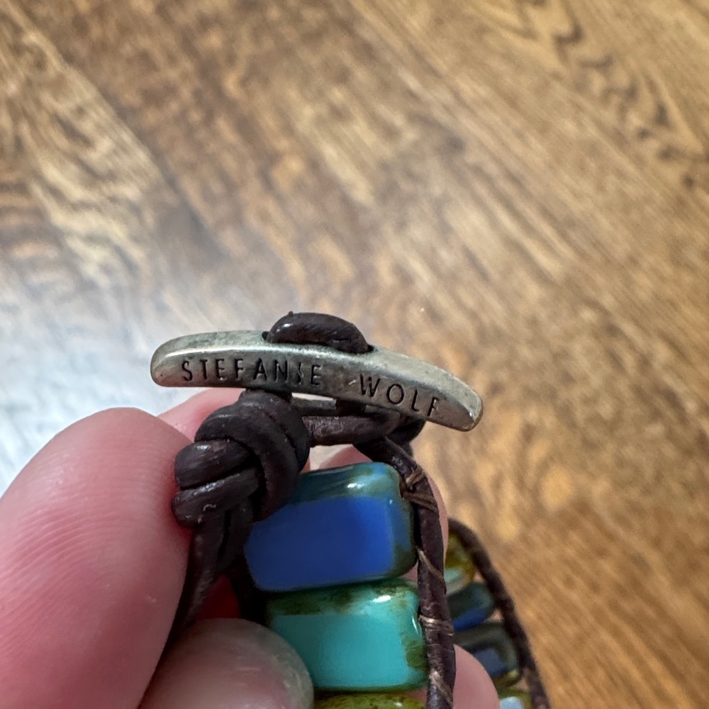Handcrafted Multicolor Beaded Bracelet - Picture 2 of 5